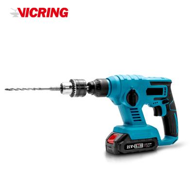 China Wholesale VICRING Industrial Power Tools 21V Electric Rotary Hammer Drills VR-HD-1 for sale