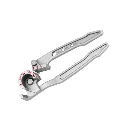 China Aluminum Alloy 180 Degree Pipe Tube Bender Lever 1/4 5/16 3/8 Plumbing Tools DIY Tool for sale