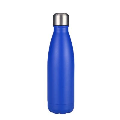 China Viable Hot Sale Matte Color Stainless Steel Cola Water Bottle 500ml Shiny Surface OEM for sale