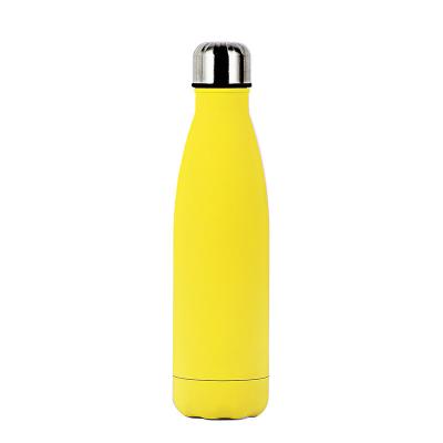 China Sustainable Cola Shaped 500ml Stainless Steel Sports Water Bottle Vacuum Insulated Water Bottle for sale