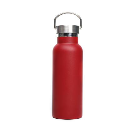 China Sustainable Powder Coated Double Walled Vacuum Insulated Stainless Steel Sports Water Bottles for sale