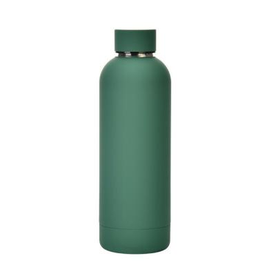 China Sustainable Spray Rubber Painted Colorful Stainless Steel Sport Yoga Bottle Vacuum Water Bottles for sale