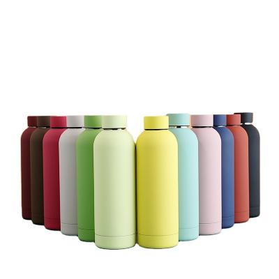 China Sustainable Outdoor Travel Sports Kettle Stainless Steel Thermos Cup Coke Bottle Small Straight Mouth for sale