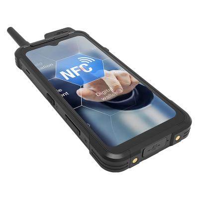 China Dual SIM Card BP263 Zello Radio POC Handheld Cell Phone 4G Walkie Talkie Network Transceiver Blue Tooth GPS WIFI Dual Sim Card Rugged Phone for sale