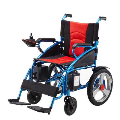 China New carbon steel folding light electric wheelchair for disabled in 2021 for sale