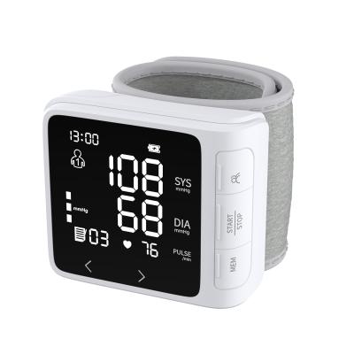 China High Quality Acrylic Digital Sphygmomanometer Wrist Watch Blood Pressure Monitor for sale