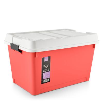 China Car plastic viable storage box outdoor storage box 60l storage box for sale