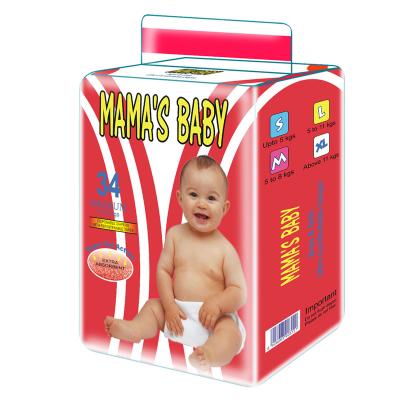 China Free Sample Printed No Minimum Average Baby Sleepy Diaper Disposable Diaper for sale