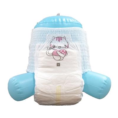 China New Arrival Printed Cheap Disposable Baby Pull Up Diapers, OEM Sizes S/M/L/Xl/XXL Custom Baby Diaper Pants for sale