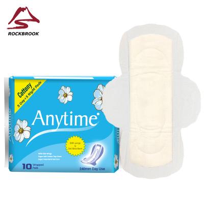 China 155mm 200mm Super Absorbent Custom Types High Grade Eco Friendly Organic Sanitary Pads Sanitary Pads Wholesalers for sale