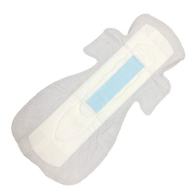 China Super Absorbent When Leak Guard Winged Organic Cotton Soft Silk Sanitary Pad Making Supplier for sale