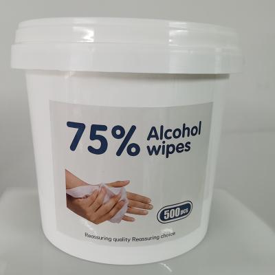 China Disposable Medical Alcohol Cleaning Wet Wipes MSDS Wet Ones Hand Wipes Medical Alcohol Antibacterial Sterilization Disinfecting Wipes Plastic Wet Canister In Buckets for sale