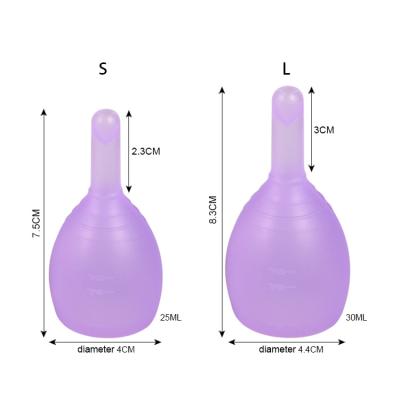 China MC04 New Menstrual Cup With Drain , Silicone Copa Certificada Menstrual Cup For Menstruation for sale