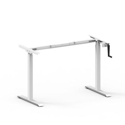 China Adjustable (height) Widely Applicable Desk Height Adjustable Frame Low Price Wholesale Office Desk Lift Tables for sale