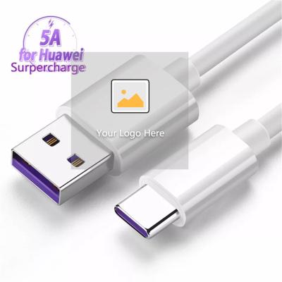 China Wholesale Price 2m USB C Cable High Speed ​​Type-C Mobile Phone Core Pass 5A Super Fast Charging Cable For Android For Huawei For Samsung for sale