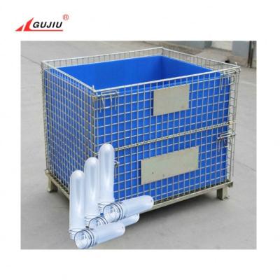 China Wholesale Rigid Rolling Preform Mesh Storage Wire Steel Metal Container Pet Preform Warehouse Transport Logistics Small For Post Office for sale