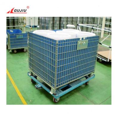 China Replaceable Metal Wood Firewood Storage Container Logistics Transport Wire Plastic Pallet Cage Heavy Duty Storage Bins for sale