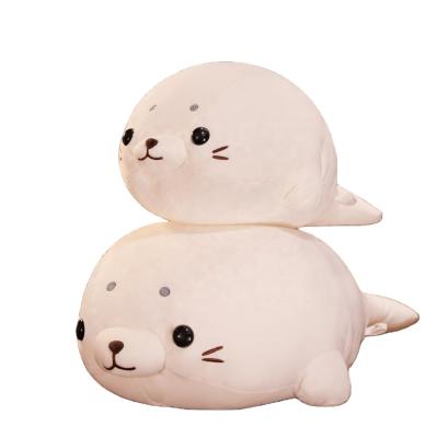 China Hot Selling Short Fur Stuffed Plush Custom Seal Toy For Wedding Gift Decoration for sale