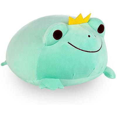 China Cheap Plush China Factory Stuffed Frog Pillow Plush Toy For Baby Gift for sale