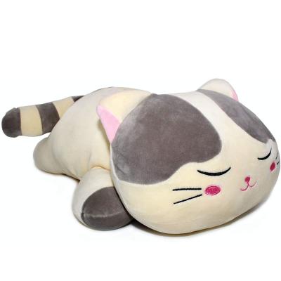 China Hot Sale Super Soft Plush Stuffed Cat Plush Pillow Soft Kitten Toy For Promotional Gift for sale