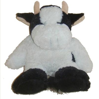 China Custom Plush Hot Sale Winter Gift Heated Cow Stuffed Plush Toy For Baby Gift Toy for sale