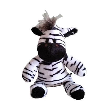 China Promotional Super Soft New Design Plush 2021 Custom Zebra Animal Key Chain Toy for sale