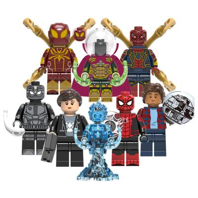 China Cartoon Toy Far From Home Spider Maria Hill Hydro-Man Building Blocks Figure For Kids Toys X0266 for sale