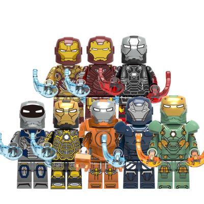 China Super Heroes Mark36 Mk42 Mk 6 Mk22 Mk40 Mk41 Mk37 Mk38 Mini Cartoon Toy X0246 Building Blocks For Kids Figures Toys Gifts for sale