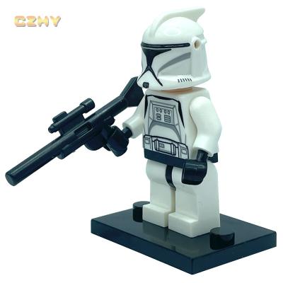 China Cartoon Toy KM66011 Clone Trooper Fights Mini Action Model Figures Brutal Building Blocks Kids Gift Toys for sale