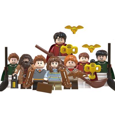 China The Toy WM6045 Harry Series Potteres Movie Dumbledore Hermione Ron Hogwarts Quirrell Filch Cartoon Action Building Block Children Gift Toys for sale