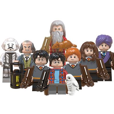 China Toy Movie Building Blocks Harry Series Potteres Dumbledore Hermione Ron Hogwarts Quirrell Filch Mini Cartoon Figure Kids Toys WM6047 for sale