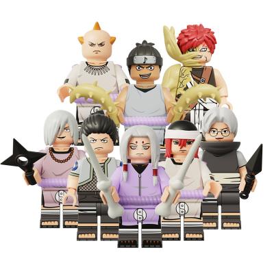 China Cartoon Toy Anime Mini NT Uzumaki Figures Characters Cartoon Toys Gift Model Building Blocks KDL813 for sale