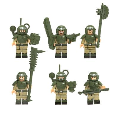 China Military Toy KT1037 Army City Police Military Soldiers With Gun Mini Figure MOC Action Numbers Knights Building Blocks Toys Strongly for sale