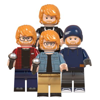 China DIY TOY Famous Singer Figures Ed Sheeran Building Block The Celebrity Series Educational Figures Toys Gifts For Kid WM6093 for sale