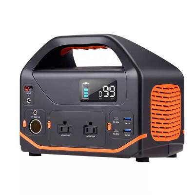 China Type C China Portable Power Station 500w for Home outdoors Lithium Battery with 110V AC Portable Power Generators for Emergency for sale