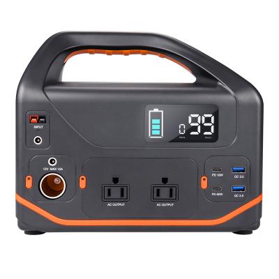 China Type C China Portable Power Station 500W for CPAP Outdoor Camping Solar Generator with AC  Lithium Battery with Recharge Fast for sale