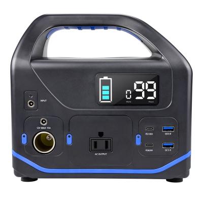 China Type C portable charger power bank 300w solar power generator car charging station for sale