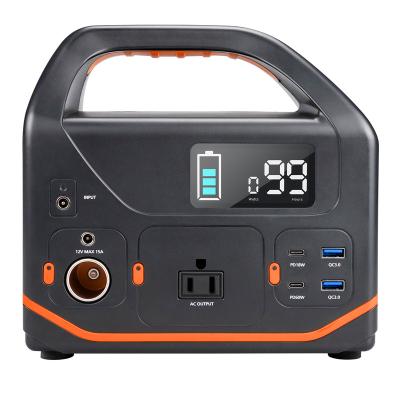 China Type C 2022 Safe Environmentally Friendly And Durable Solar Portable Power Bank Station Generator 300w for sale