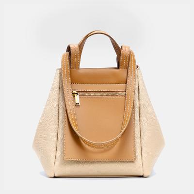 China Fashion Luxury Fashion Compound Bags For Women Linchee Pattern Women's Large Genuine Leather Shoulder Bags For New Design 2023 Wholesale for sale