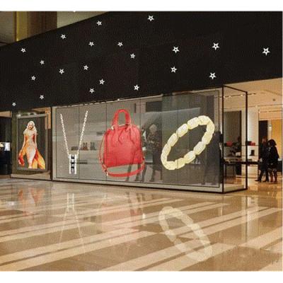 China Indoor Transparent Glass Led Window Display Screen P3.9 P5.2 P10.4 for sale