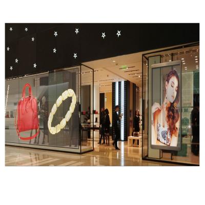 China Indoor Full Color Indoor Glass LED Screen P3.9 P5.2 Transparent LED Display for sale