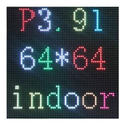 China RGB P3.91 250x250mm Led Display Module P3.91 P4.81 Indoor Hot Sale Video Wall Led Panel 250x250mm for sale