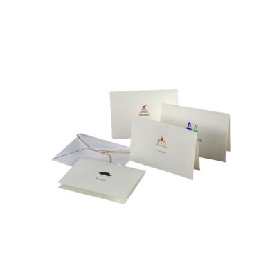 China China Congratulation Card Design Logo White Envelope Thank You Card for sale