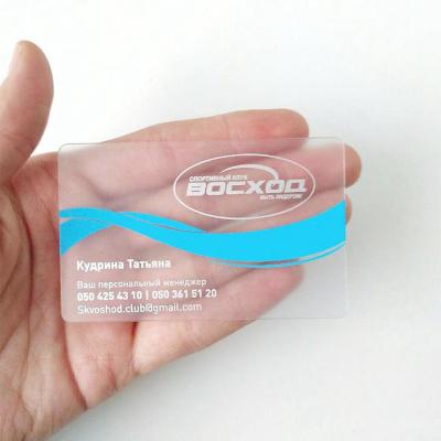 China Holographic Printing Clear Plastic Cards Ect ID Card Printing, Foil Printing Business Card PVC Flash Cards for sale