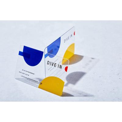 China Widely Used For Garment Factory Custom Matte Printing Pvc Plastic Business Card With Logo for sale