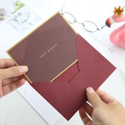 China Custom Logo Printed Paper Envelopes Gift Card Envelope Budget Money Envelope factory for sale