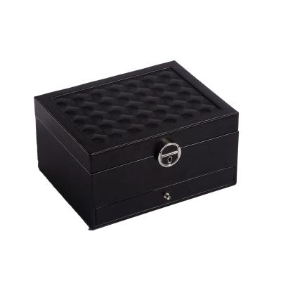 China Fashionable Small Travel Jewelry Box Ladies Jewelry Storage Box Travel Jewelry Organizer for sale