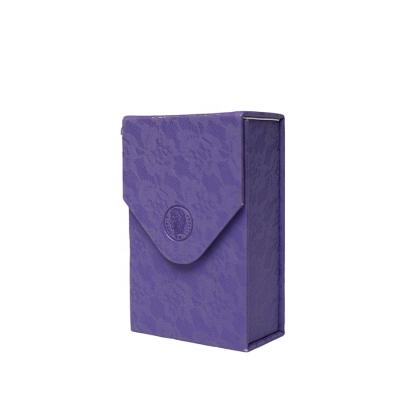 China Purple Luxury Portable Box Large Capacity Jewelry Organizer PU Leather Cosmetic Jewelry Storage Box for sale