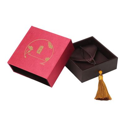 China Fashionable Luxury Jewelry Gift Package Slide Drawer Box Custom Paper Jewelry Box With Drawer Drawer Paper Box for sale