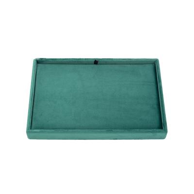 China High Quality Durable Velvet Jewelry Trays Jewelry Display Holder Bracelet Ring Box Case Jewelry Storage Organizer for sale